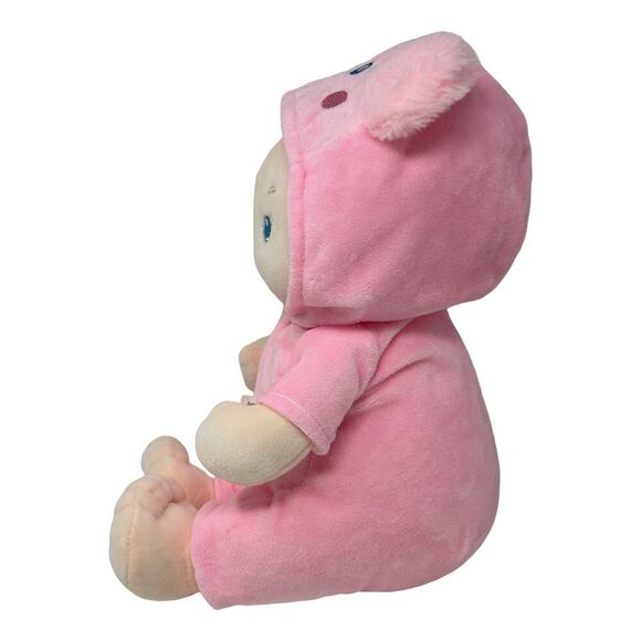 June Garden 12" Sweet Dolly Frida Stuffed Ultra Soft Baby Bear Doll Pink Outfit - Picture 16 of 16